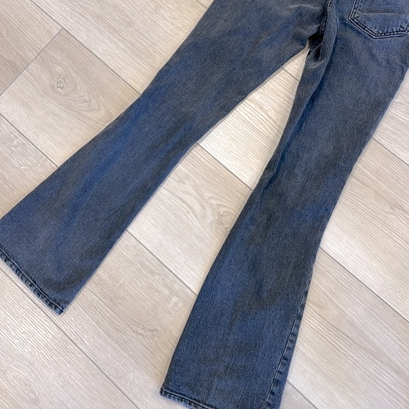 BDG Urban Outfitters Stretch High-Rise Flare Distressed Black Jeans Size 24 - Picture 9 of 9